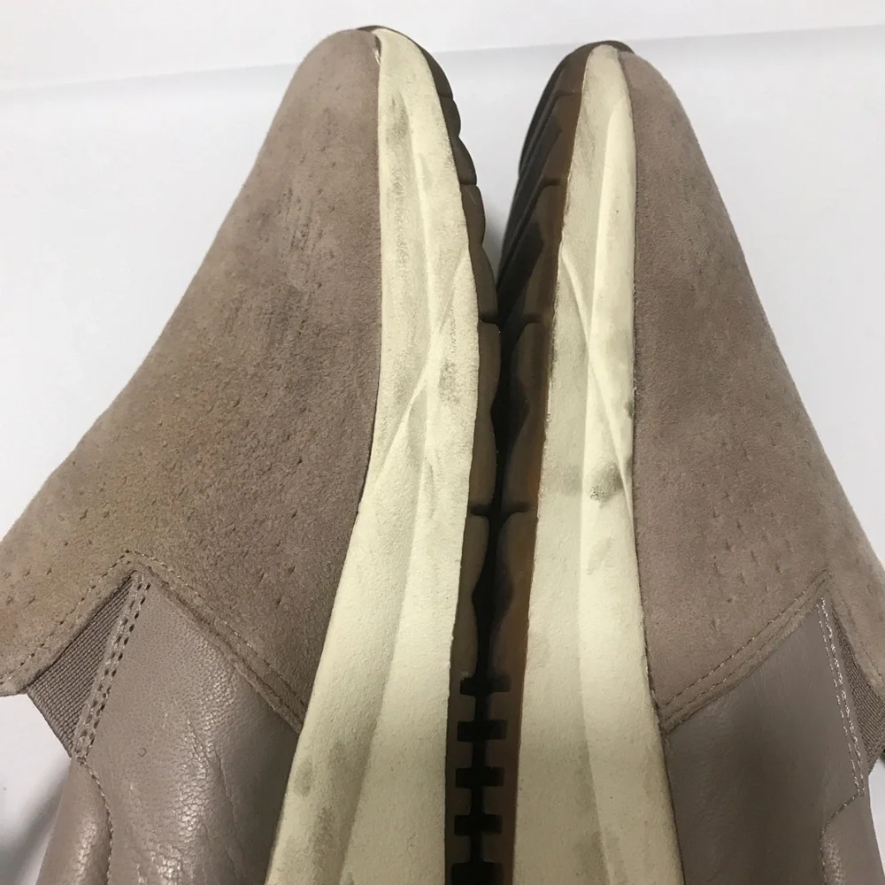 Naturalizer Selah turtle dove suede leather slip on sneakers